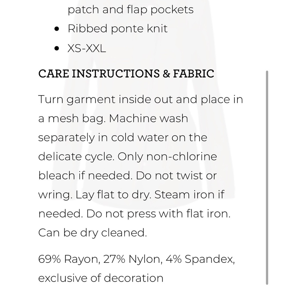 CAbi Academy Utility Blazer with Asymmetrical Zipper - Picture 6 of 8